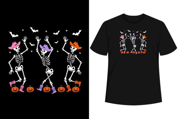 Dancing Skeletons Dance Cowboy T-Shirt Review for Embroidery Projects