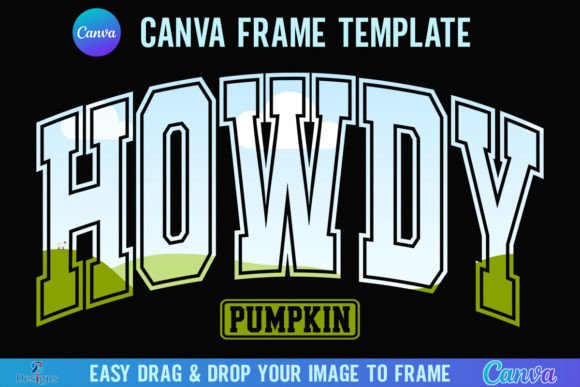 Howdy Pumpkin Cowboy Western Canva Frame Review