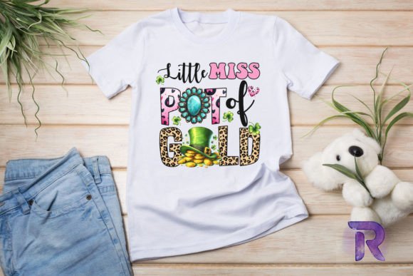 Little Miss Pot of Gold Western PNG