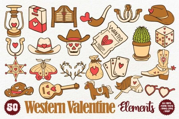 Western Valentine Element Bundle Review for Real Embroidery Projects