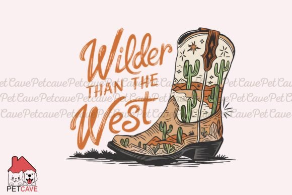 Wilder Than the West Cowboy Boot Art Review